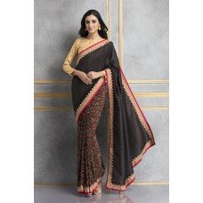 BLACK PAKISTANI DESIGNER PARTY WEAR SAREE